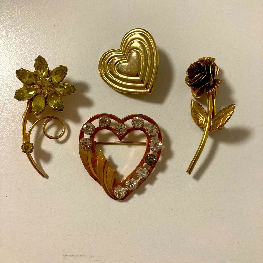 Hearts and flowers